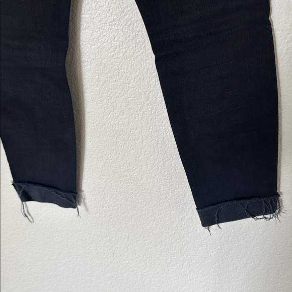 MOTHER the looker ankle fray not guilty Black Skinny Jeans size 30 - Picture 4 of 6